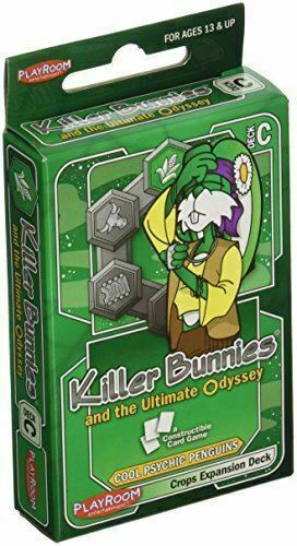 Killer Bunnies And The Ultimate Odyssey: Cool Psychic Penguins: Expansion: Crops Deck C (SALE) 