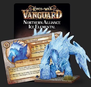 Kings Of War Vanguard: Northern Alliance Ice Elemental 
