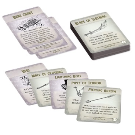 Kings of War: 3rd Edition Spell & Artefact Cards 