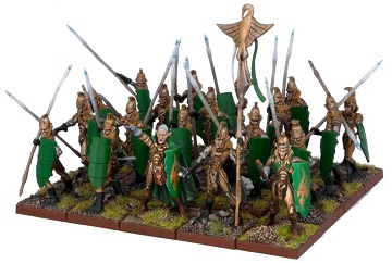 Kings of War: Elves: Elf Spearmen Regiment 