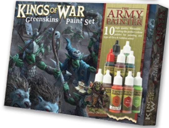 Kings of War: Greenskins Paint Set 