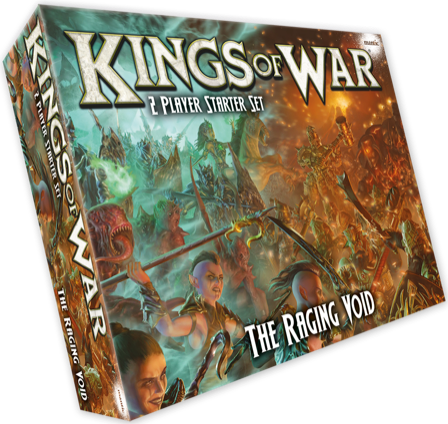 Kings of War: Two Player Starter Set: The Raging Void: Twilight Kin VS Dwarfs 