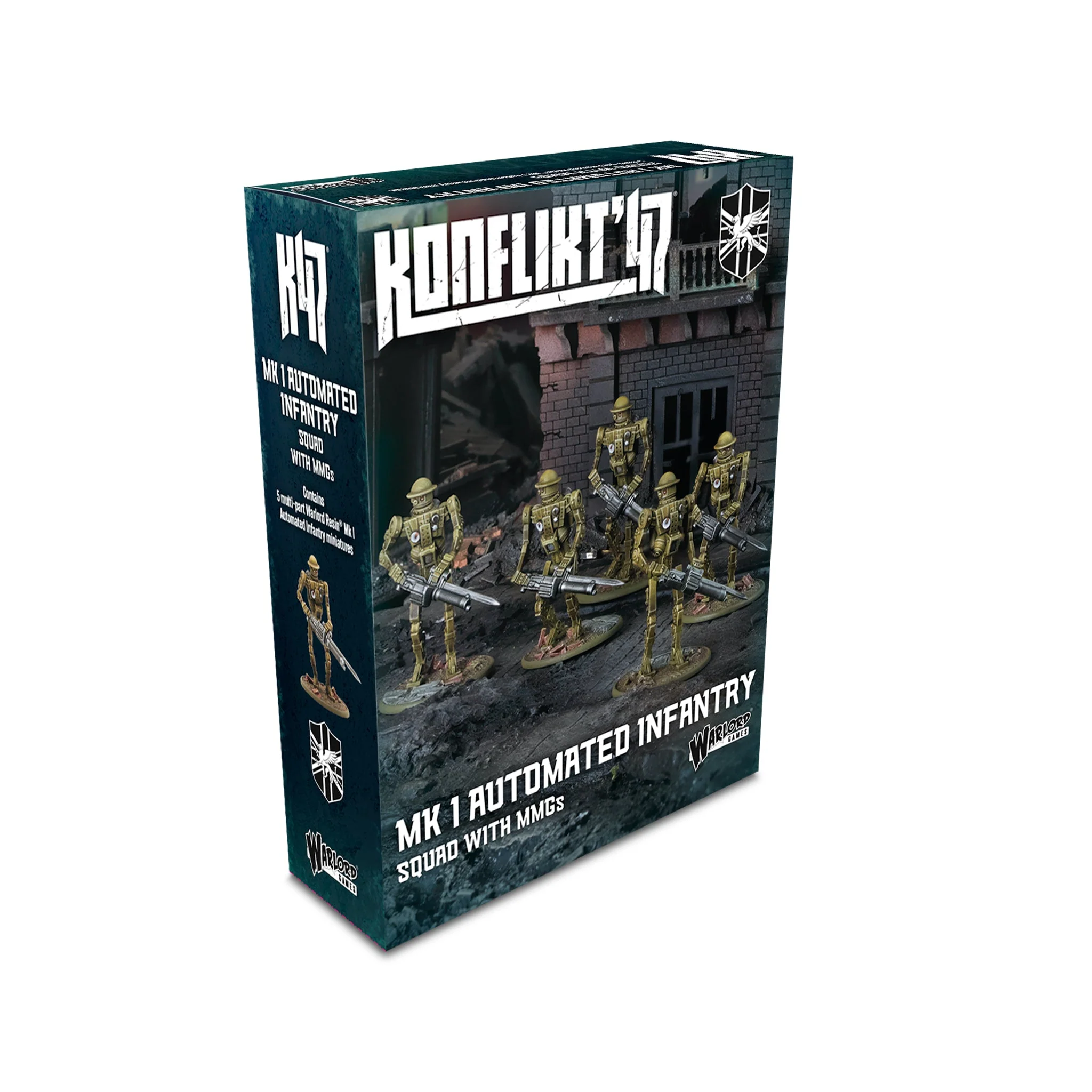 Konflikt 47: British Commonwealth: MK 1 Automated Infantry Squad with MMGs 
