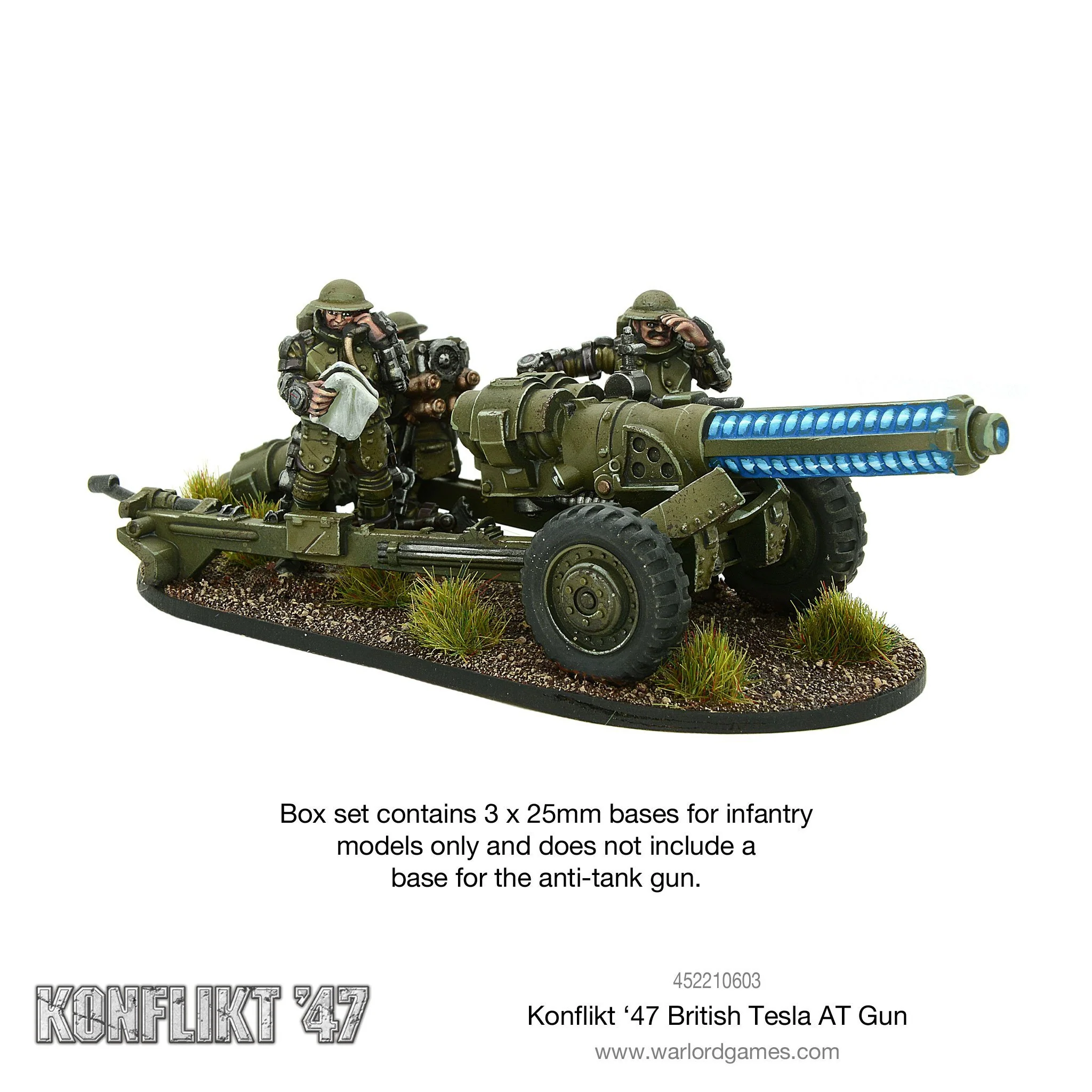 Konflikt 47: British Commonwealth: Tesla AT Gun (British Armoured Infantry Crew) 