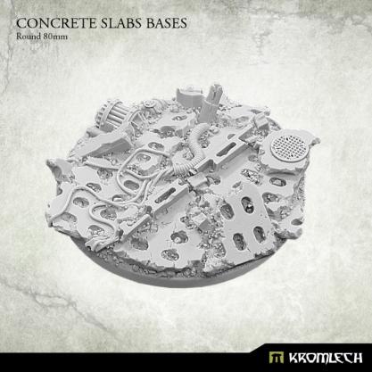 Kromlech Bases: Concrete Slabs- Round 80mm 