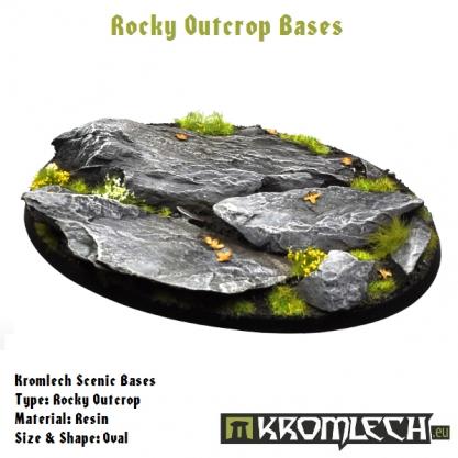 Kromlech Bases: Rocky Outcrop- Oval 70x105mm 