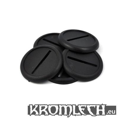 Kromlech Bases: Plastic- Round 40mm Slotted with Lip 