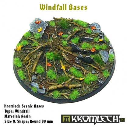 Kromlech Bases: Windfall- 80mm Round 