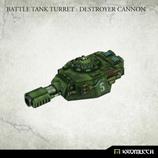 Kromlech Conversion Bitz: Battle Tank Turret - Destroyer Cannon 