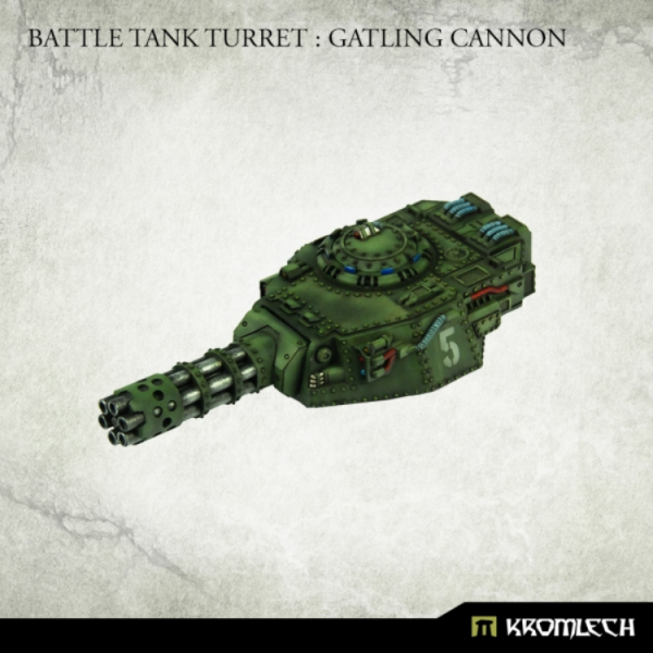 Kromlech Conversion Bitz: Battle Tank Turret - Gatling Cannon 