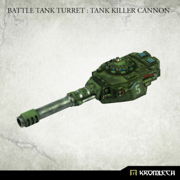 Kromlech Conversion Bitz: Battle Tank Turret - Tank Killer Cannon 