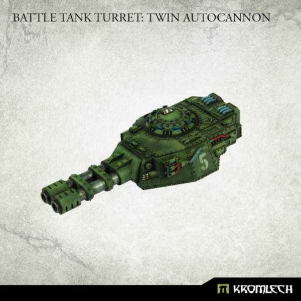 Kromlech Conversion Bitz: Battle Tank Turret - Twin Autocannon 