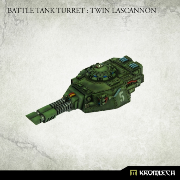 Kromlech Conversion Bitz: Battle Tank Turret - Twin Lascannon 
