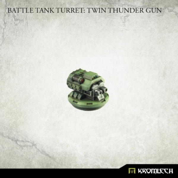 Kromlech Conversion Bitz: Battle Tank Turret - Twin Thunder Gun 