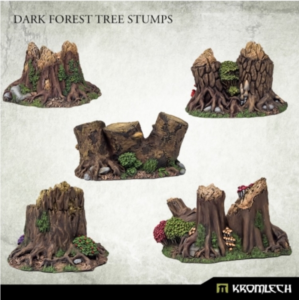 Kromlech Conversion Bitz: Dark Forest Tree Stumps 