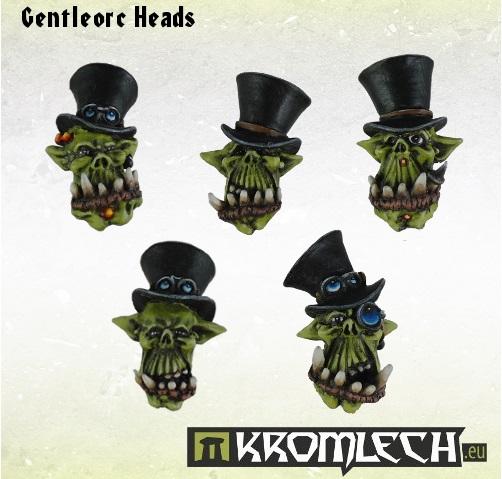 Kromlech Conversion Bitz: Gentleorc Heads 