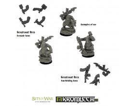 Kromlech Conversion Bitz: Greatcoats Grenade Arms 
