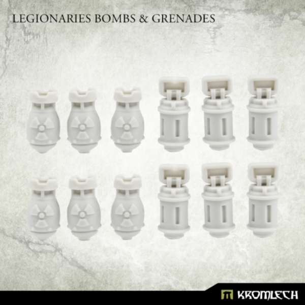 Kromlech Conversion Bitz: Legionaries Bombs & Grenades (10) 