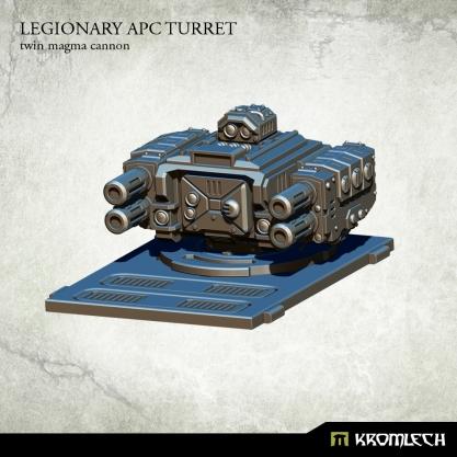 Kromlech Conversion Bitz: Legionary APC Turret- Twin Magma Cannon 