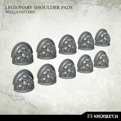 Kromlech Conversion Bitz: Legionary Shoulder Pads - Skulls Pattern 