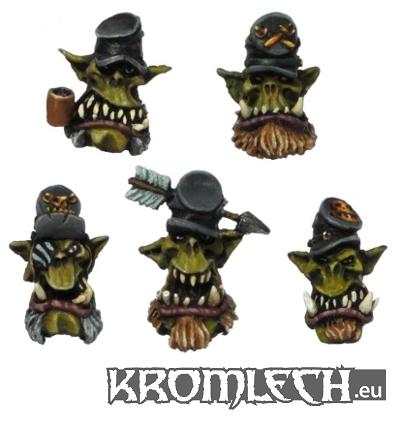 Kromlech Conversion Bitz: Orc Confederates in Caps (10) 