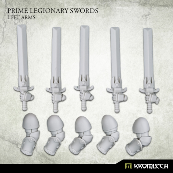 Kromlech Conversion Bitz: Prime Legionaries CCW Arms - Swords [left] (5)  