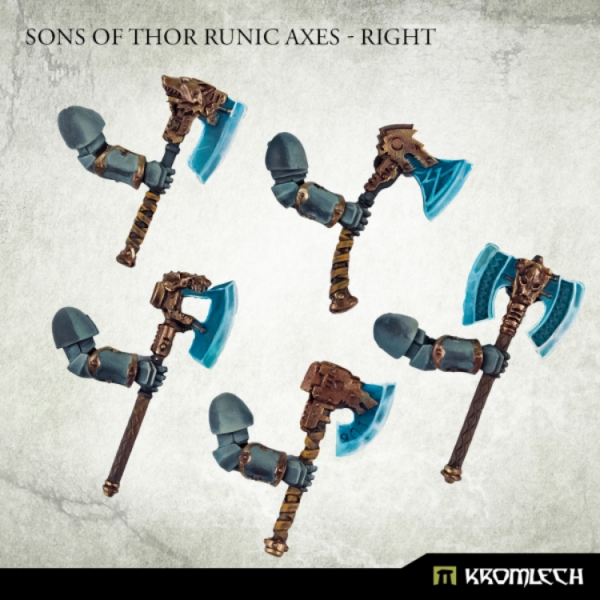 Kromlech Conversion Bitz: Sons Of Thor Runic Axes - Right 