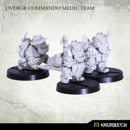 Kromlech Miniatures: Dvergr Commando Medic Team (4)  