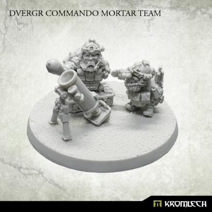 Kromlech Miniatures: Dvergr Commando Mortar Team 