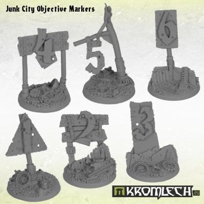 Kromlech Miniatures: Junk City Objective Markers 