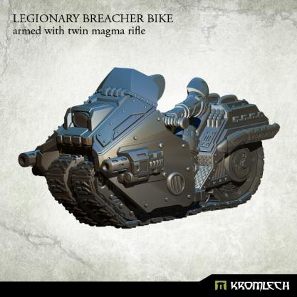 Kromlech Miniatures: Legionary Breacher Bike (armed with twin magma rifle) 