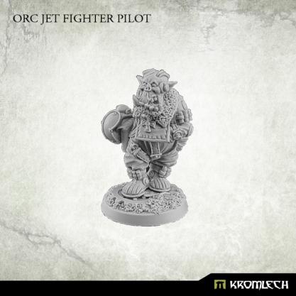 Kromlech Miniatures: Orc Jet Fighter Pilot 