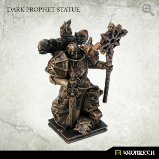 Kromlech Tabletop Scenics: Dark Prophet Statue 