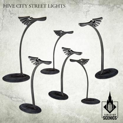 Kromlech Tabletop Scenics: Hive City Street Lights 