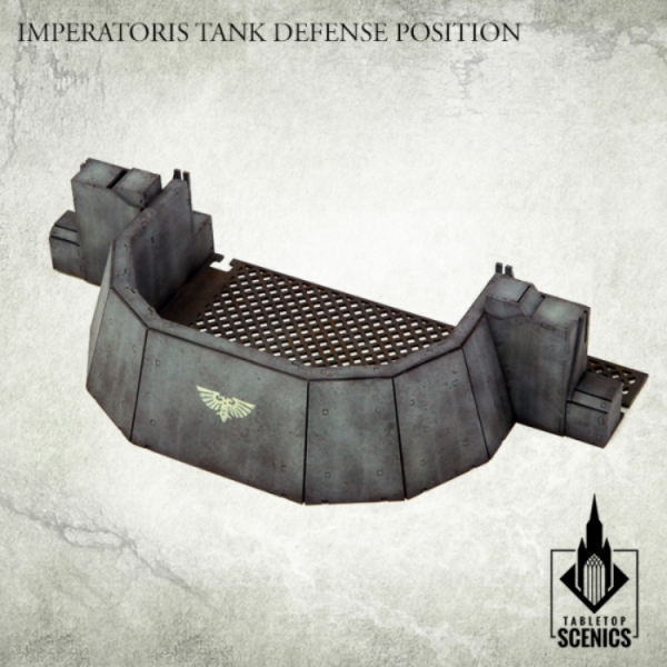 Kromlech Tabletop Scenics: Imperial Planetary Outpost- Imperatoris Tank Defense Position 