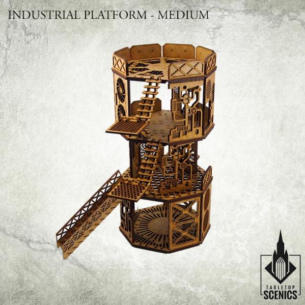Kromlech Tabletop Scenics: Industrial Platform - Medium 