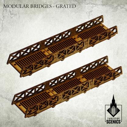 Kromlech Tabletop Scenics: Modular Bridges - Grated 
