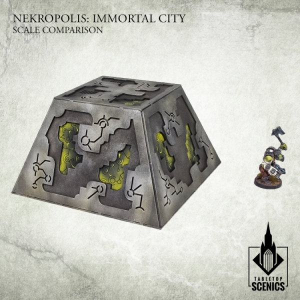 Kromlech Tabletop Scenics: Nekropolis Immortal City - Nekropolis Mastaba Apex 