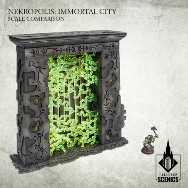 Kromlech Tabletop Scenics: Nekropolis Immortal City - Summoning Portal  