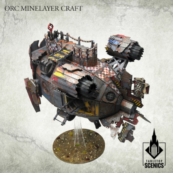 Kromlech Tabletop Scenics: Orc Minelayer Craft 
