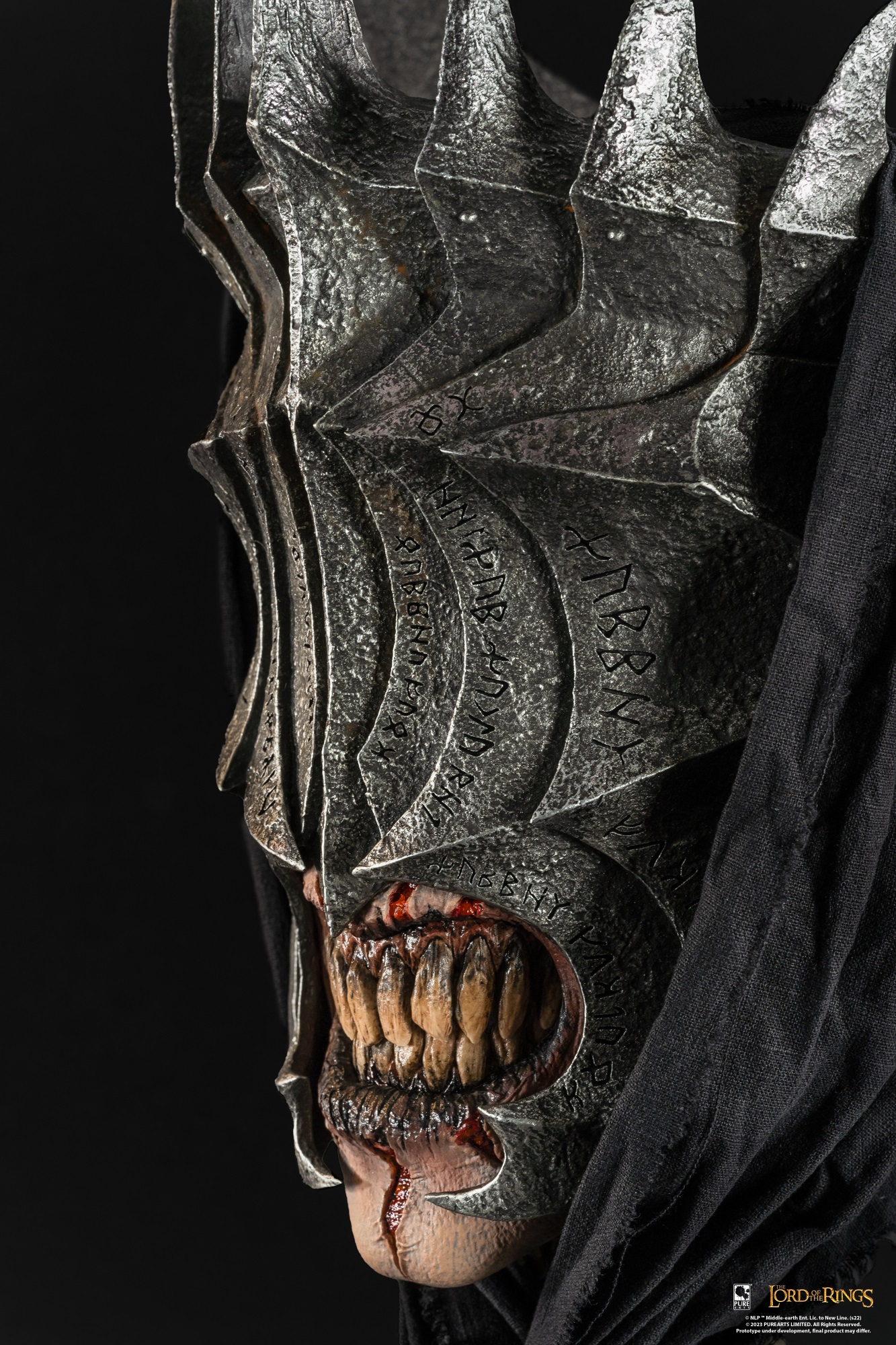 LORD OF THE RINGS MOUTH OF SAURON 1:1 SCALE ART MASK 
