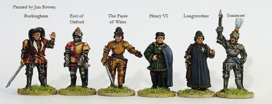 Perry: 28mm Historical: Lancastrian Command On Foot 