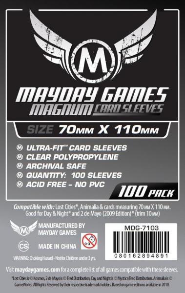 Mayday: Lost Cities Card Sleeves (MDG-7103 70mm X 110mm) 