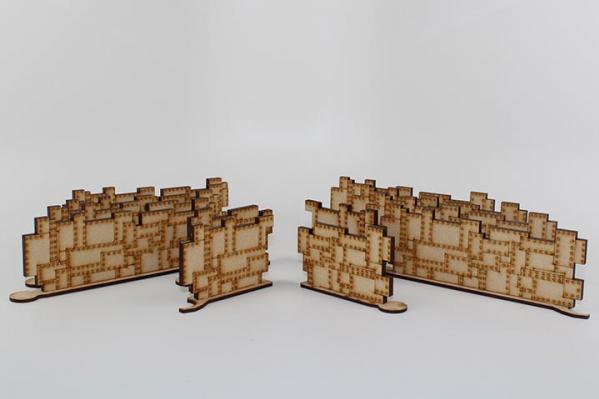 Laser Craft Workshop 28mm: Patchwork Fortification Set 