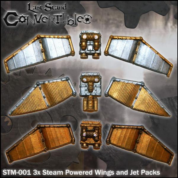 Last Stand Convertibles Bitz: Steam Packs and Wings (3) 