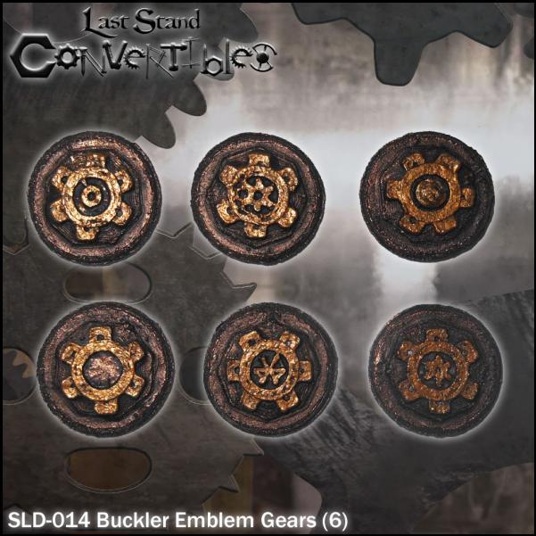 Last Stand Convertibles Bitz: Buckler Emblem Gears (6) 