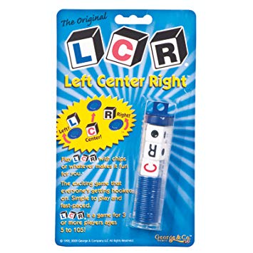 Left Center Right: Dice Game (Tube Blister) (DAMAGED) 
