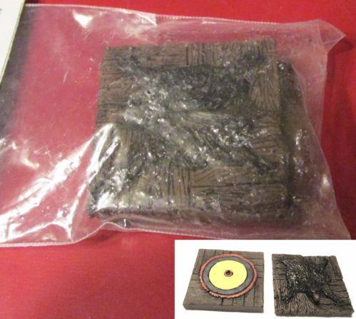 Legendary Realms Terrain: Town Wooden Floor Tiles (2x2), Carpet & Bear Rug 