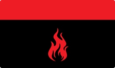 Legion: Play Mat: Iconic Fire (Red) 