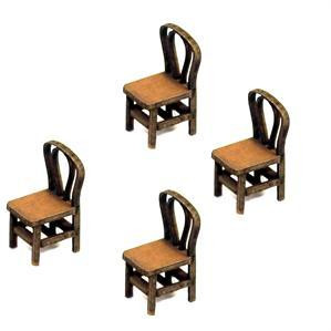 4Ground Miniatures: 28mm Furniture: Light Wood Bentwood Back Chair